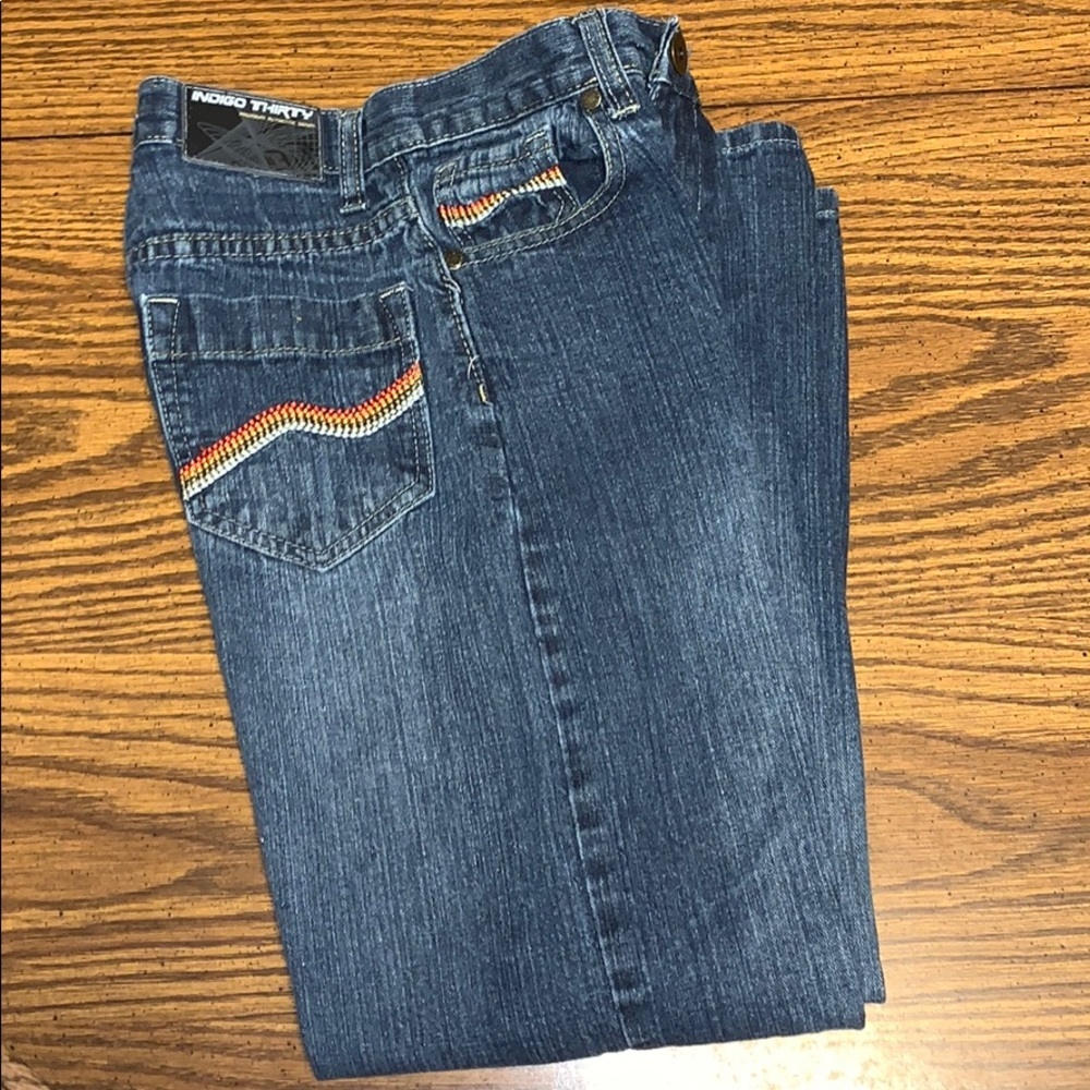 INDIGO THIRTY Distressed Jeans, Size 12 NWOT
